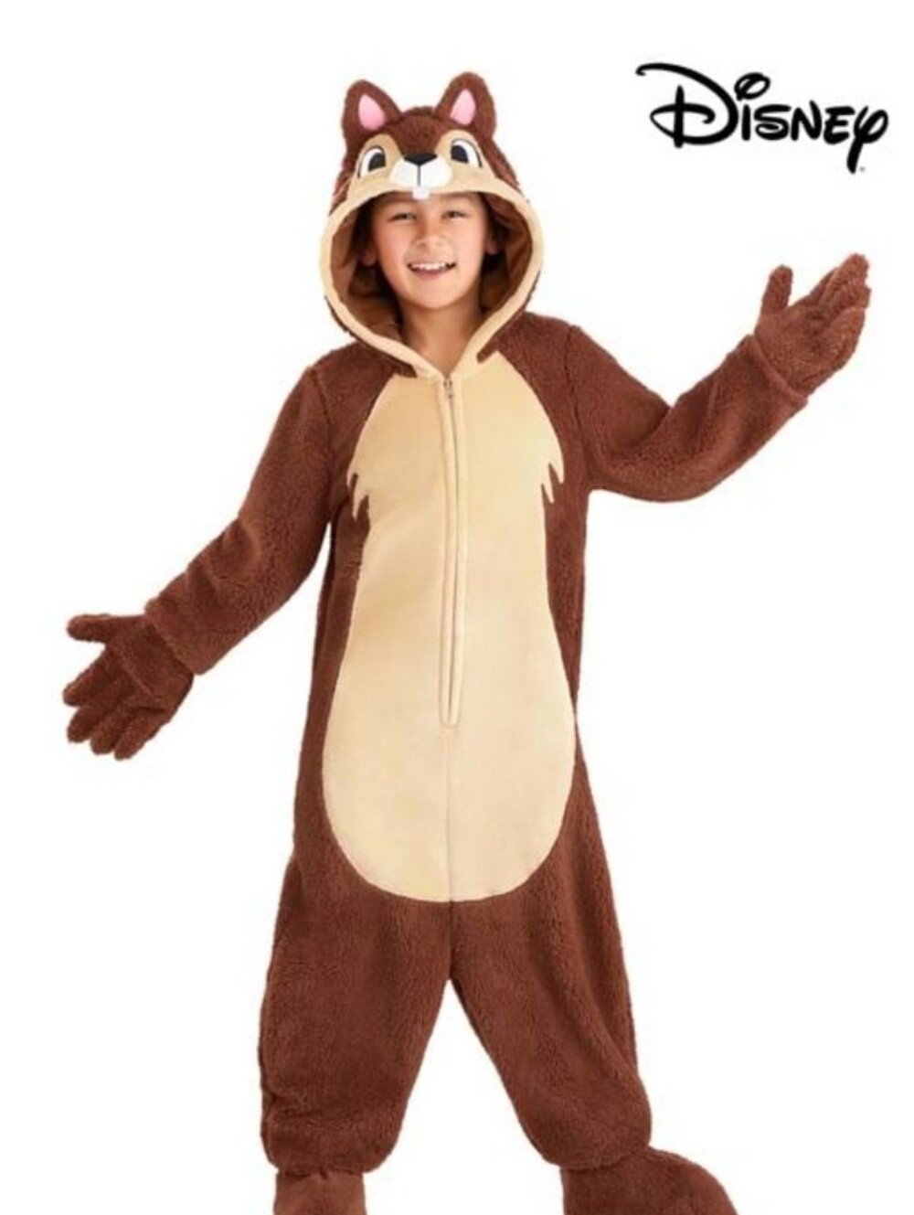 Disney Chip 'n Dale Chip Chipmunk Costume For Kids - (No gloves/feet Covers)